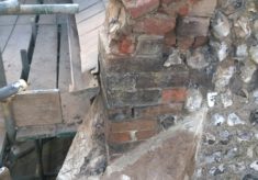 Repairs to buttress cappings and wall copings, 2015